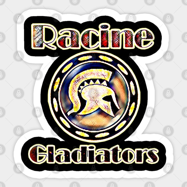 Racine Gladiators Football Sticker by Kitta’s Shop